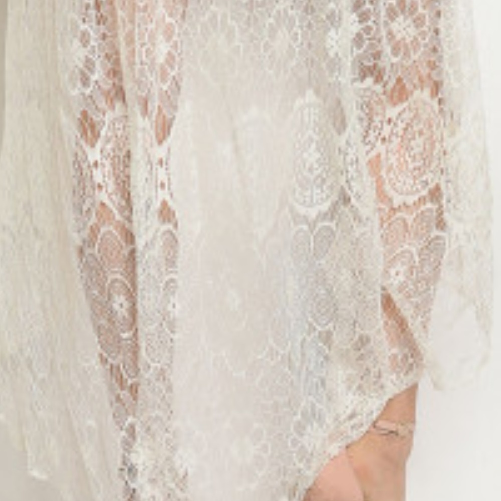 Sheer Boho Lace Hi-Low Maxi Dress! - Picture 7 of 7